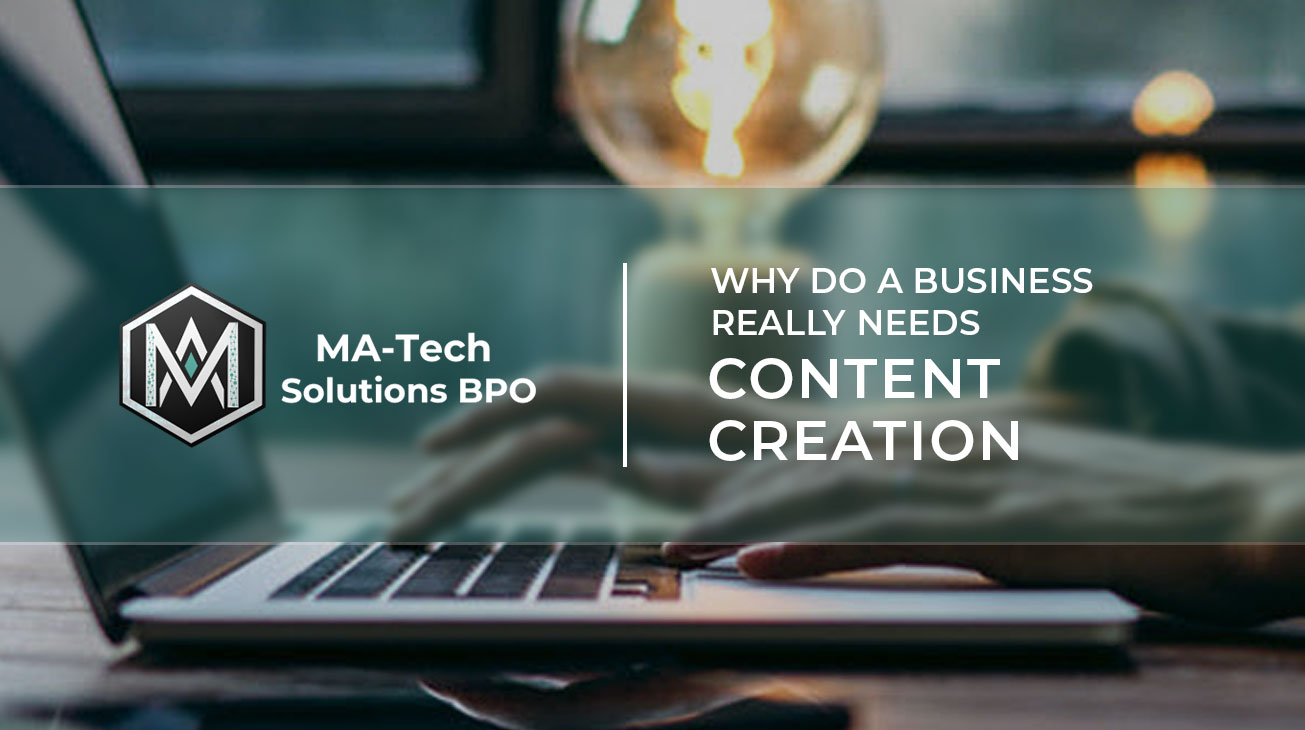 ♦ Why does a business really need content creation